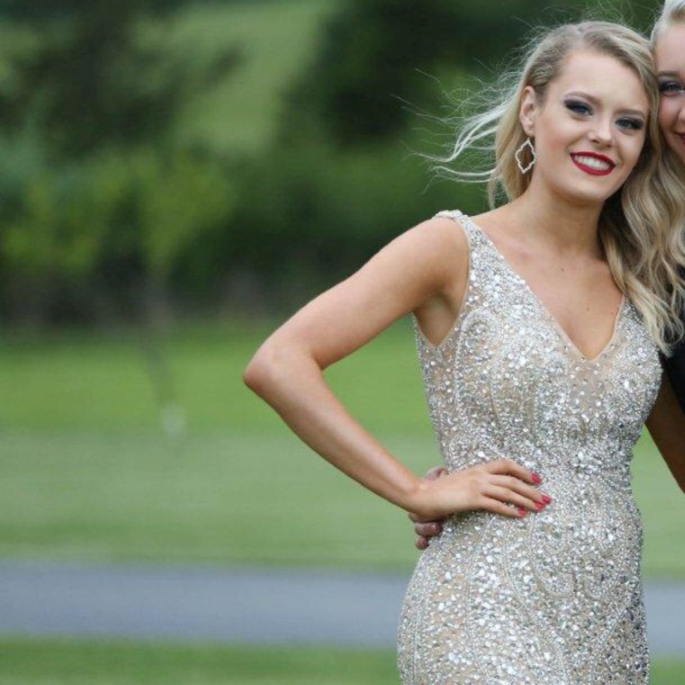 Jeweled Prom Dress
